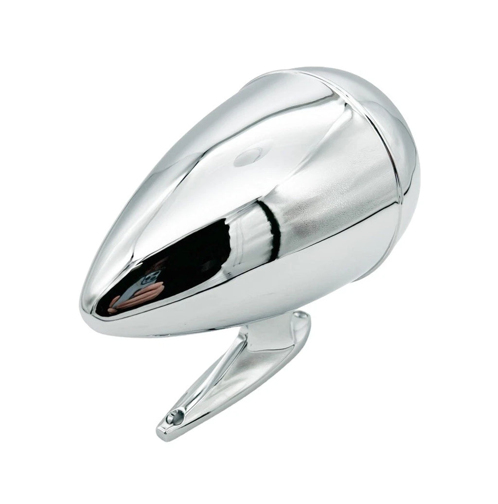 LH Premium Bullet Style Chrome Side Mirror Replacement for Ford Mustang (1965–1968)