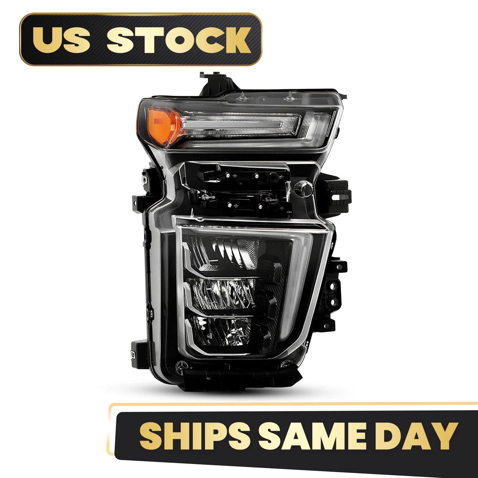 LED Headlight for Chevy Silverado 2500HD 3500HD (2020–2023) Right Side