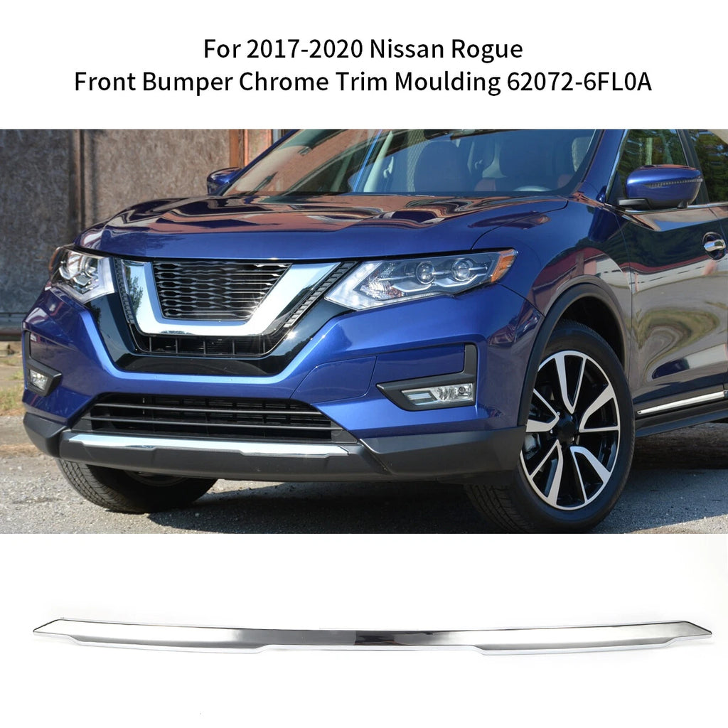 Front Grille Molding for Nissan Rogue (2017–2020) 62072-6FL0A