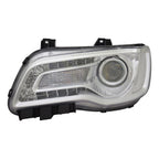 Replacement Chrome Driver Halogen Headlight Assembly for 2018-20 Chrysler 300