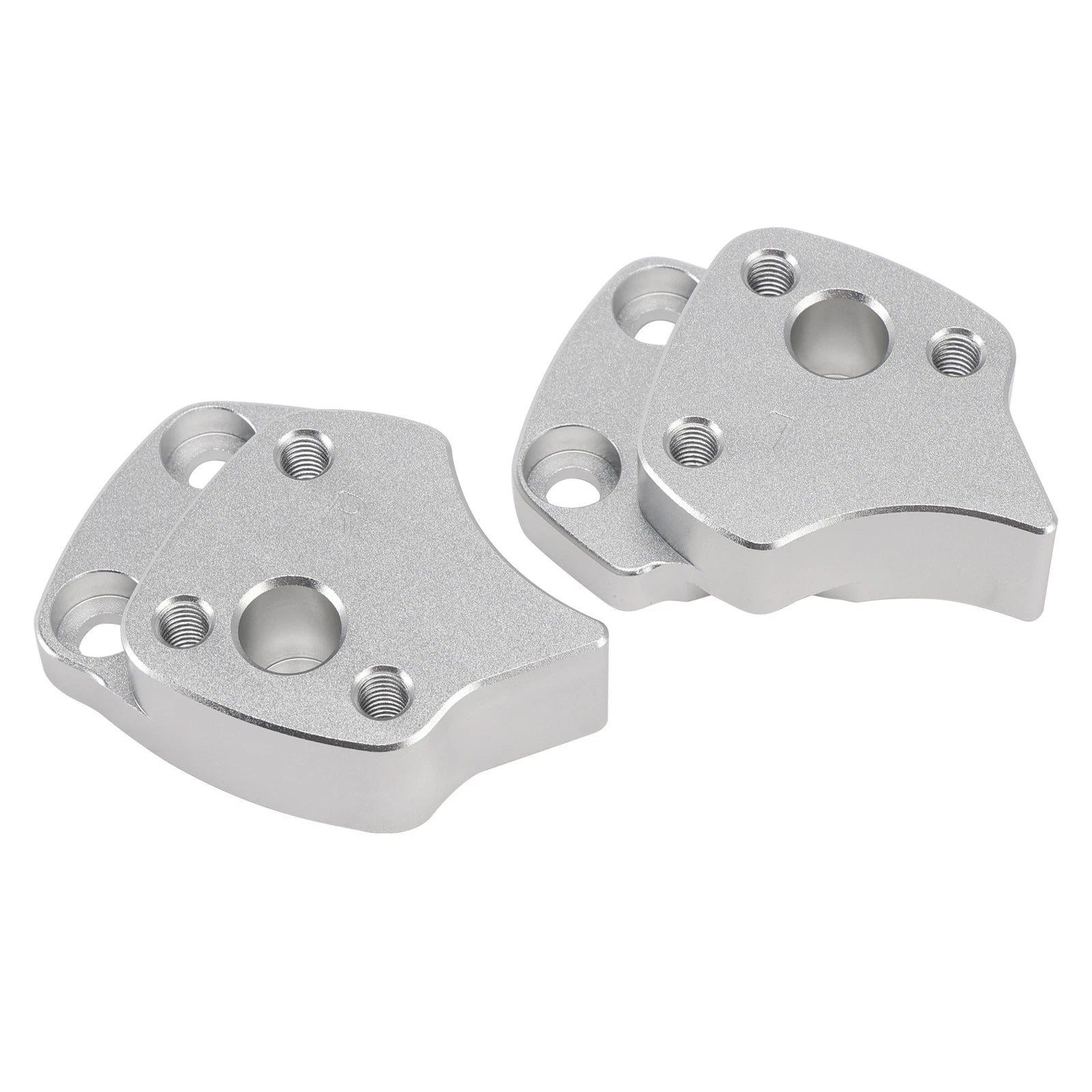 25mm Aluminum Handlebar Risers for Yamaha FJR1300 (2001–2005) Silver