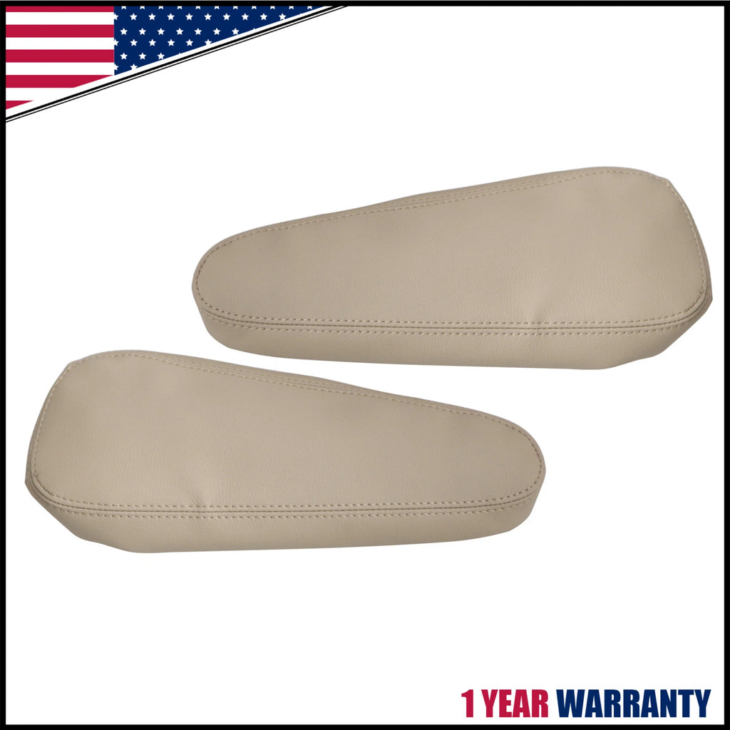 2pcs Seat Armrest Leather Cover for Lexus GX 470 (2003–2009) Ivory Beige