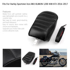 Rear Passenger Pillion Seat for Harley Sportster Iron 883 XL883N (2016–2019)