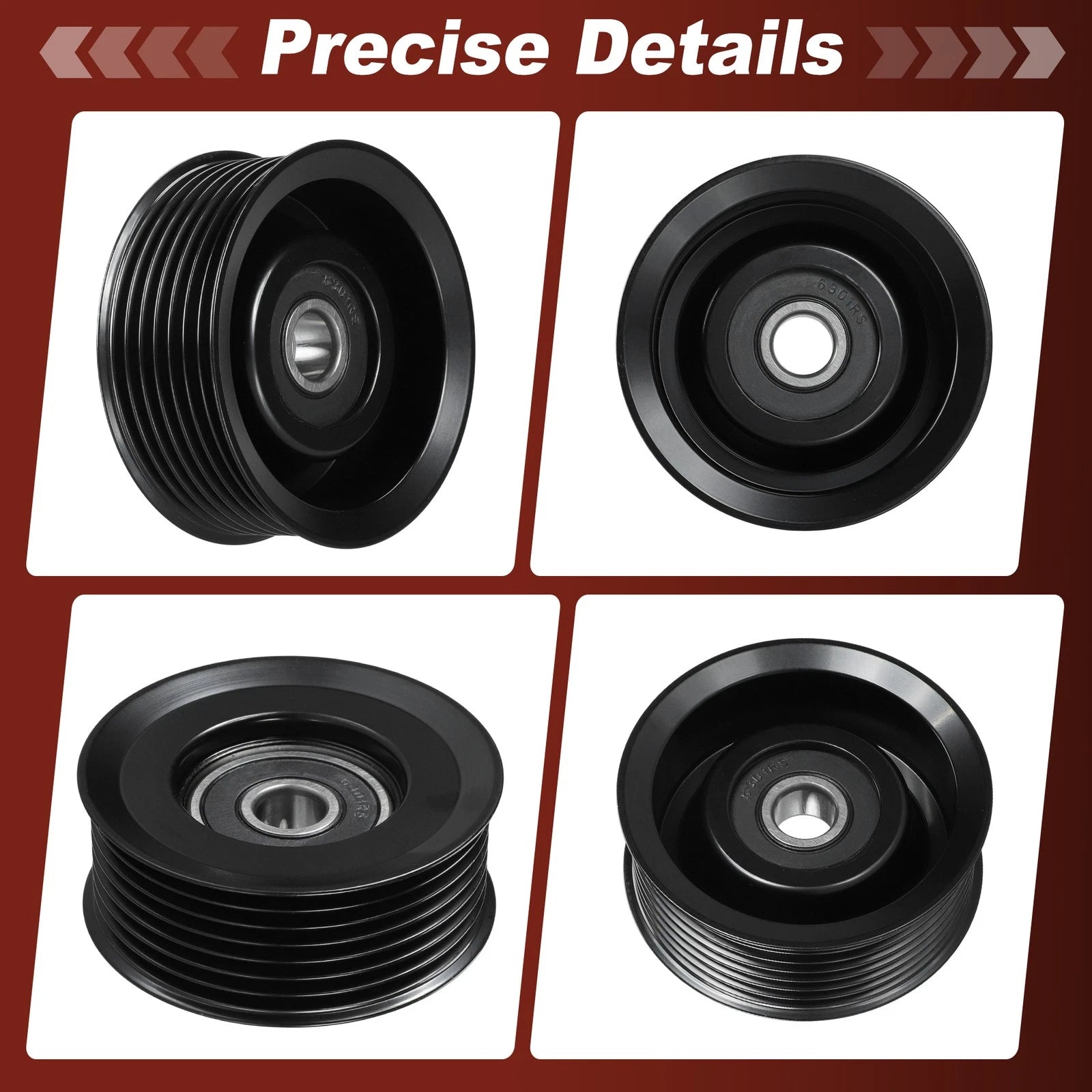 Accessory Drive Belt Idler Pulley for Infiniti Nissan Frontier Pathfinder (–)