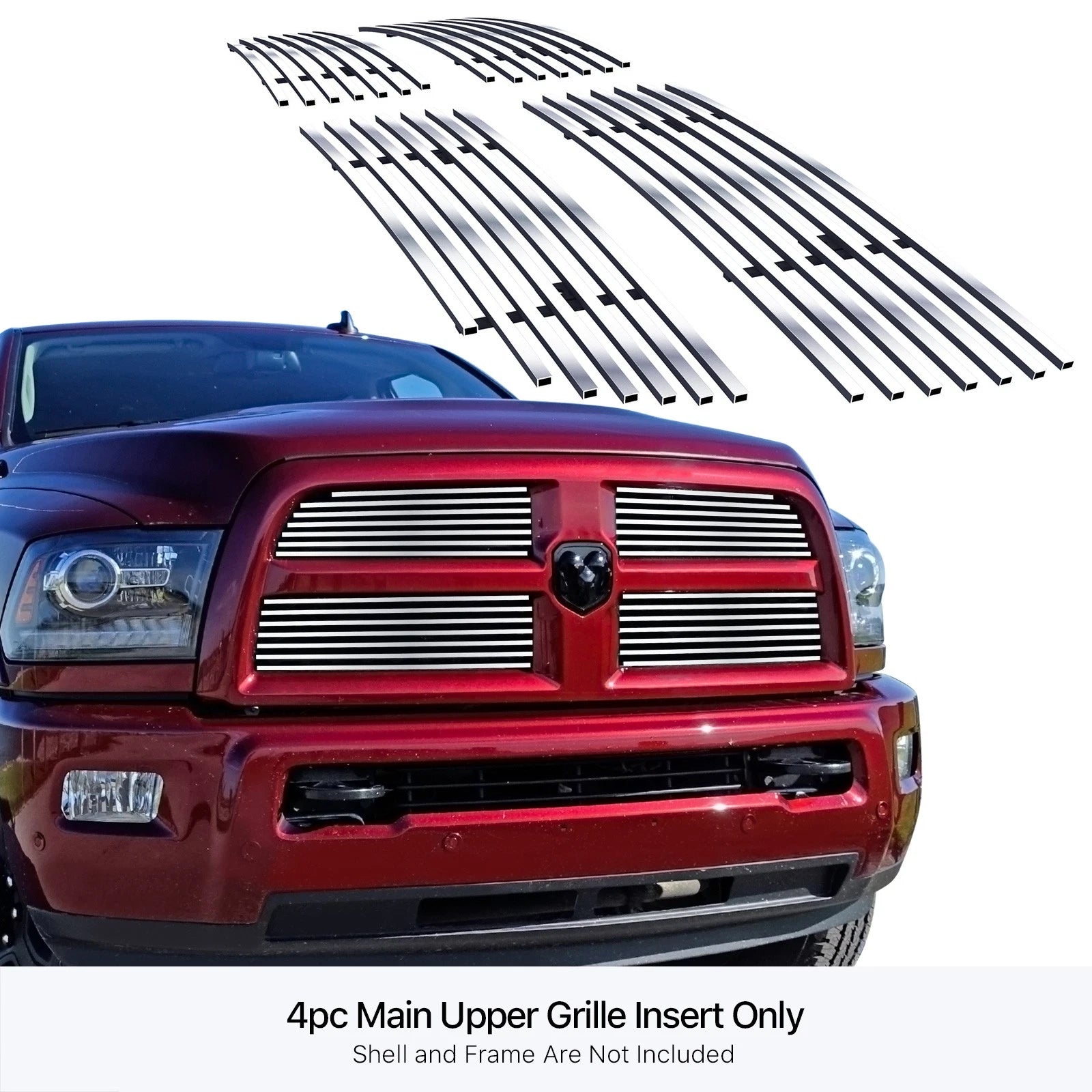 Stainless Chrome Billet Grille Insert for Ram 2500/3500 (2013-2018)