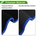 Dashboard Cover for Toyota Mark X 130 Series (2009–2019) Black Blue Non-Slip