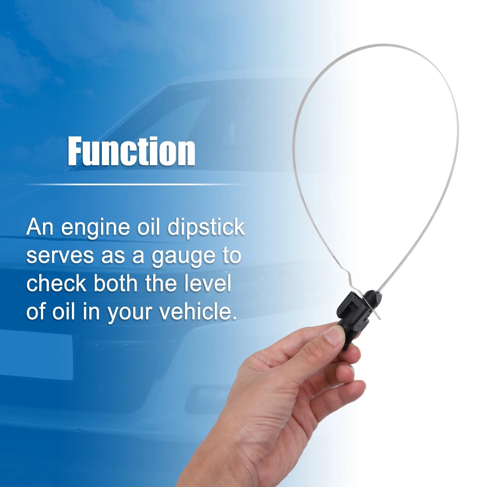 Engine Oil Level Indicator Dipstick for Nissan Altima (2007–2021) Black