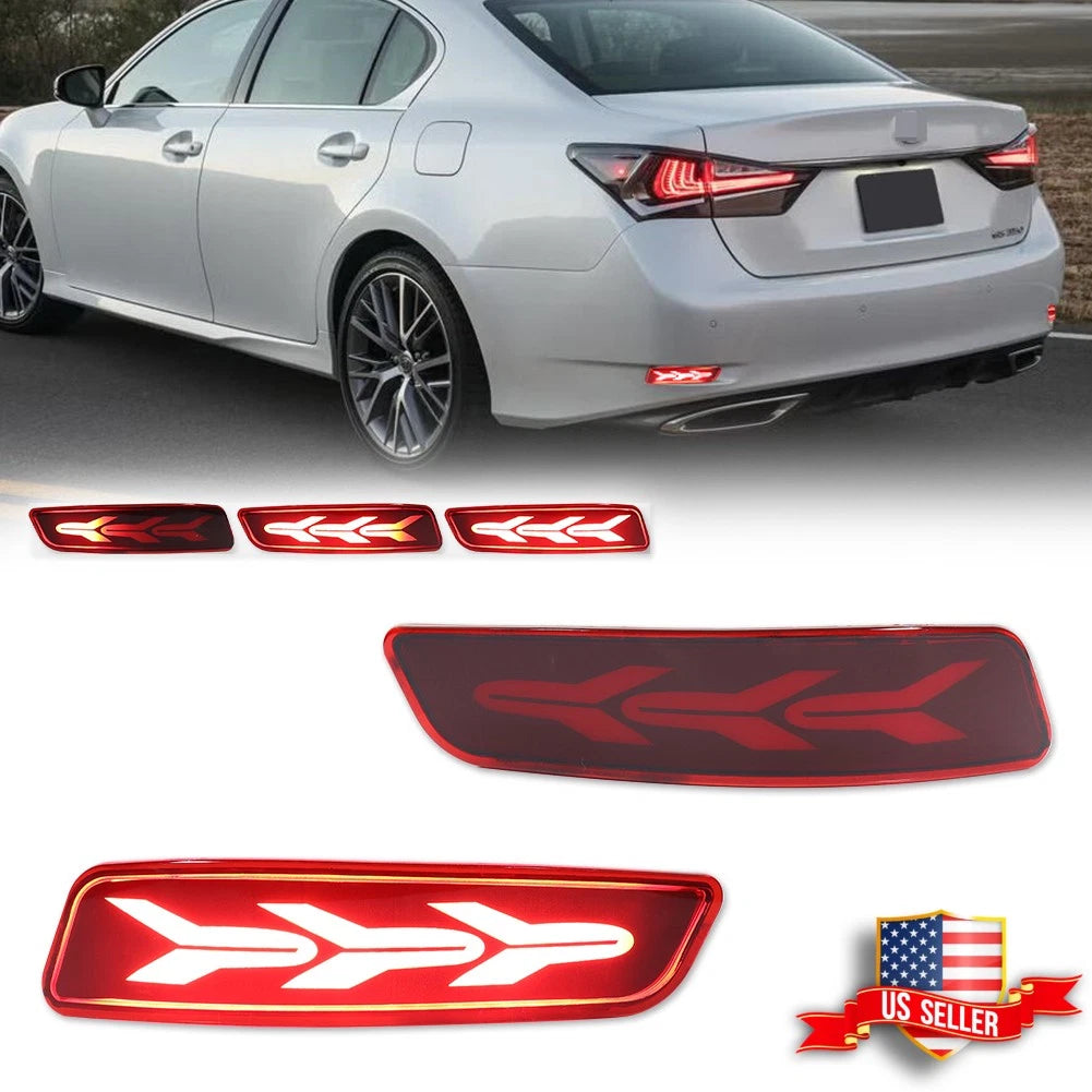 LED Bumper Reflector for Lexus ES300h ES350 (2013–2018)