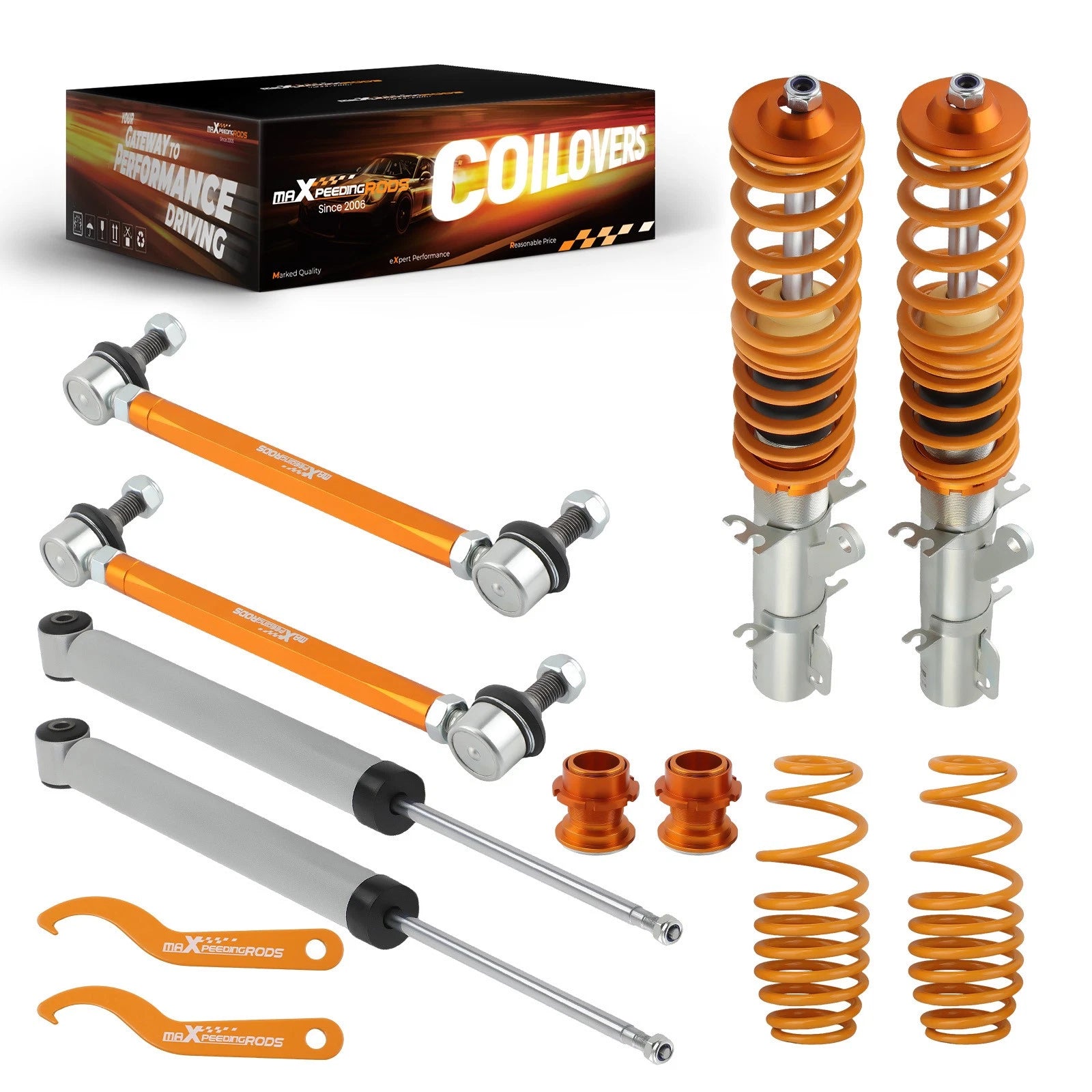 Coilovers Lowering Suspension Kit for Audi TT 8N (1998–2006) A3 (1996–2006)