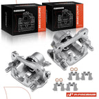 Pair Front Brake Calipers with Brackets for Chevrolet Tracker Suzuki X-90