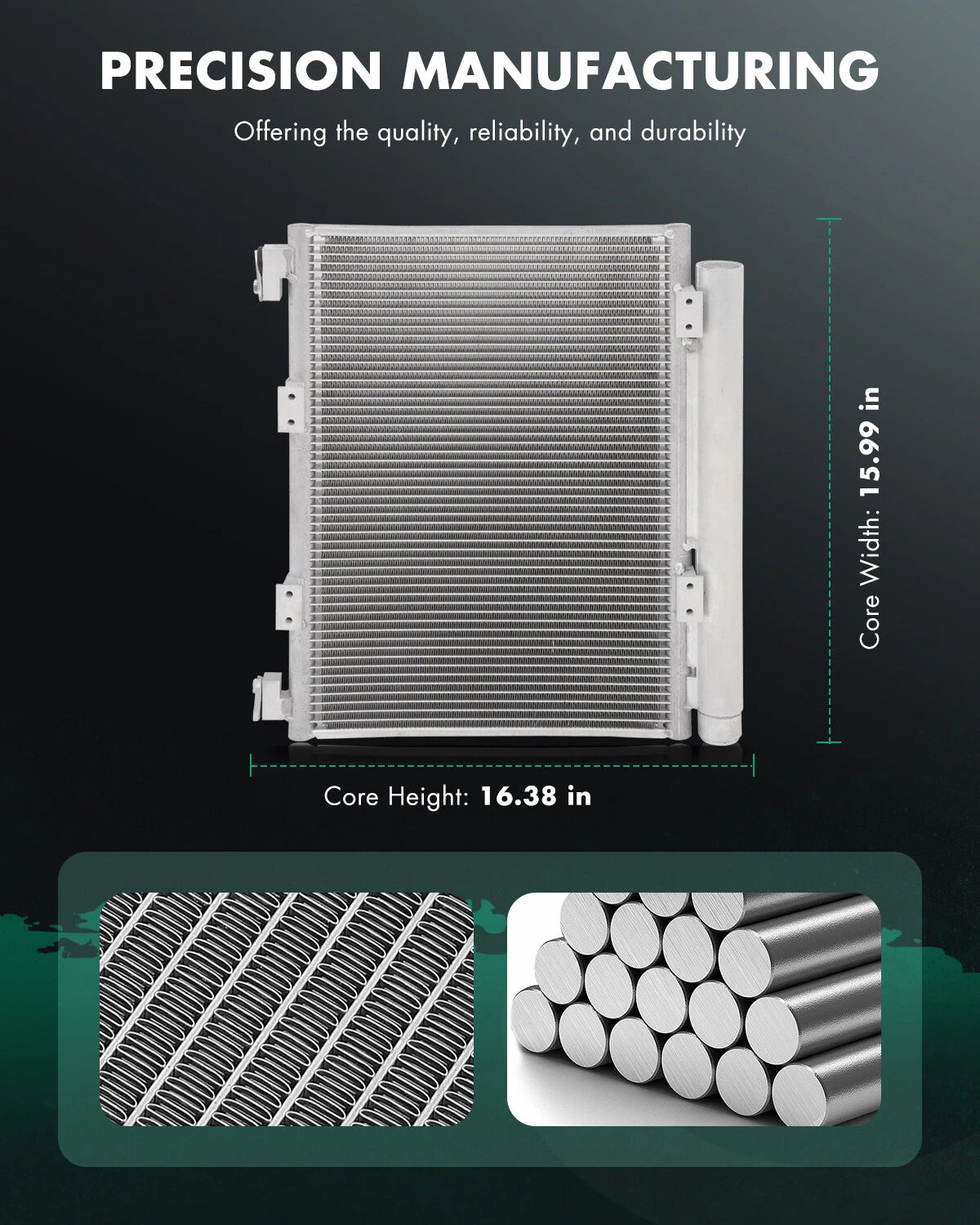 A/C Condenser for Chevrolet W3500 Tiltmaster (2007–2009)
