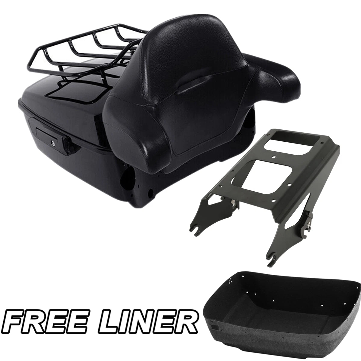 Trunk Pad for Harley Touring Glide (2009–2013) - Black