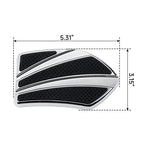 Chrome Large Brake Pedal Pad for Harley Softail Slim (2012–2017)