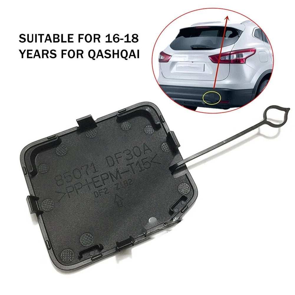 Rear Bumper Tow Hook Eye Trailer Cover for Nissan Qashqai J11 (2014–2020) 85071-DF30A