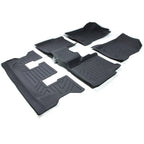 Set of 3 Row Floor Mats for Jeep Commander (2022–2026) TPE Rubber All Weather