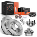 Front Disc Brake Rotors & Pads Set for Ford Focus (2000–2004)