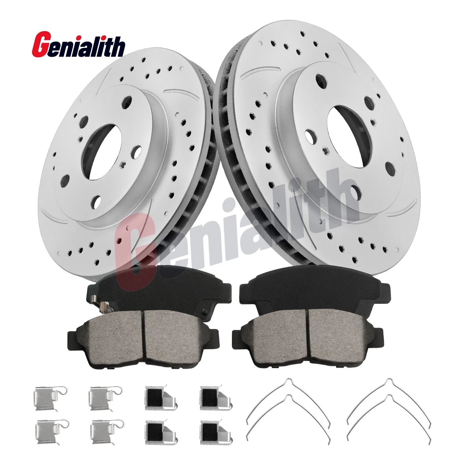 10" Front Disc Brake Rotors & Pads Kit for Toyota Camry (1992–2001)