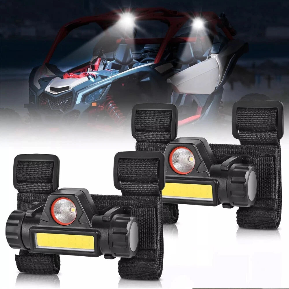 LED Dome Light Roll Bar Mount for Polaris RZR UTV ATV Golf Cart