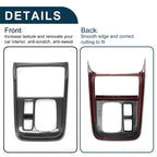 ABS Gear Shift Knob Cover Sticker for Honda CR-V (2023–2024) Carbon Fiber Black