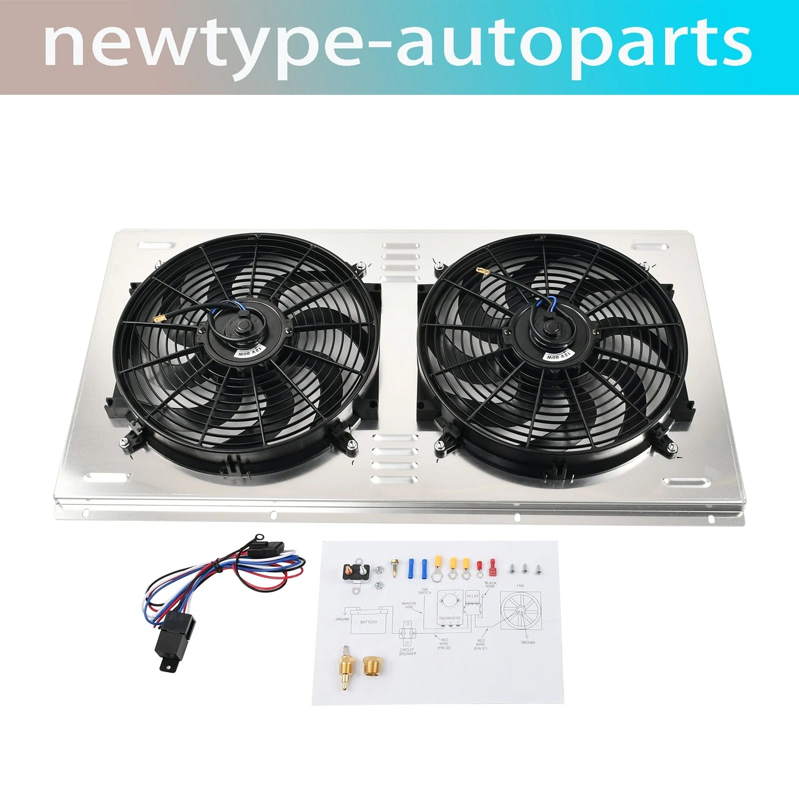 Aluminum Shroud Fan Relay for Chevy Express GMC Savana 2500 3500 (2004–2016)