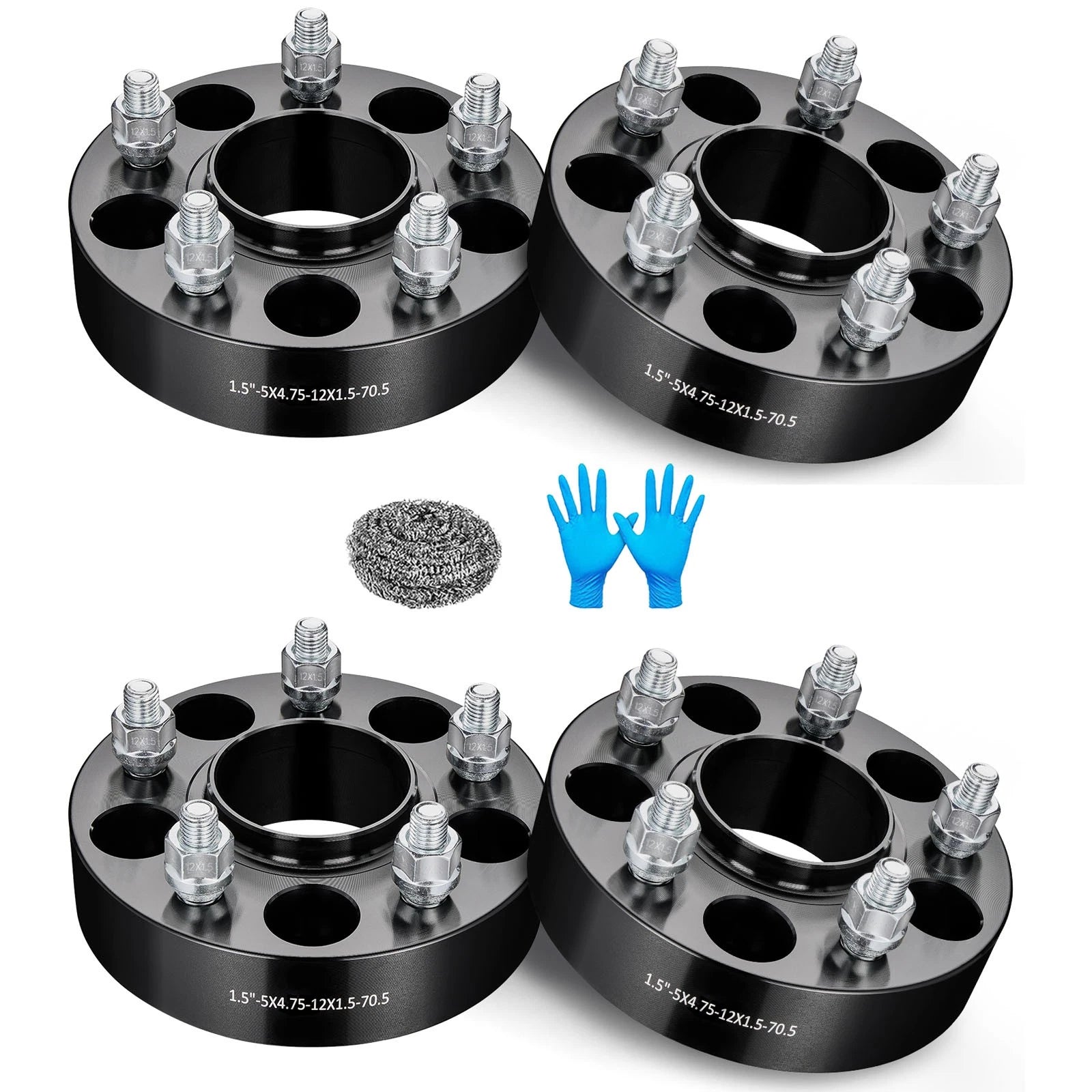 Set of 4 Hubcentric Wheel Spacers 1.5" 5x4.75 5x120.65 for Cadillac Eldorado (1979–1985)