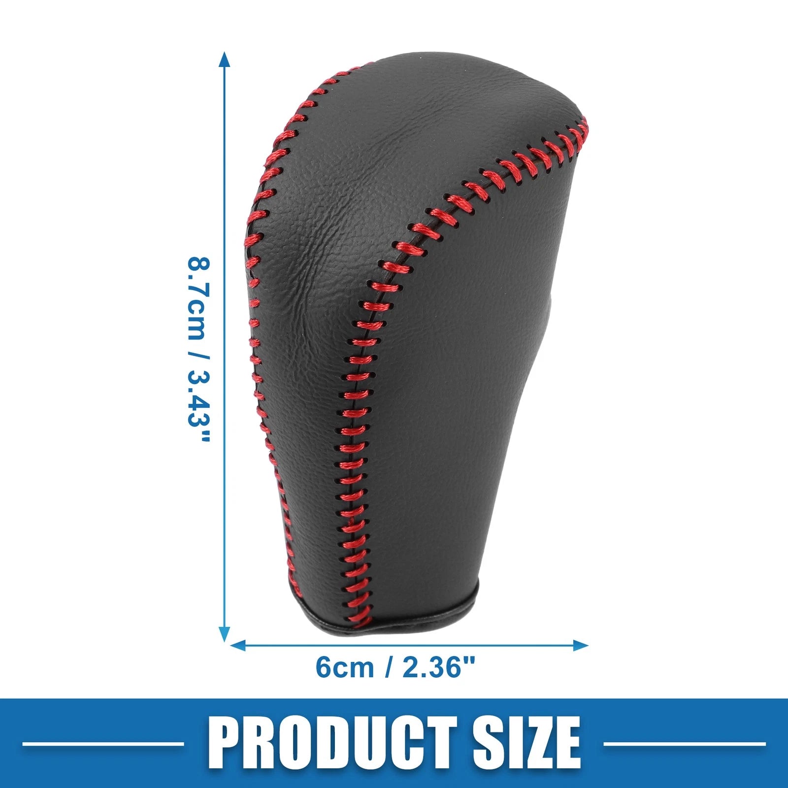 Gear Shifting Knob Cover for Hyundai IX35 (2010–2015) Black Red