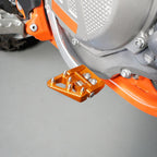 Folding Brake Pedal Plate for KTM 125 250 350 450 500 EXC F XC XCF SX SXF (2017–2026)