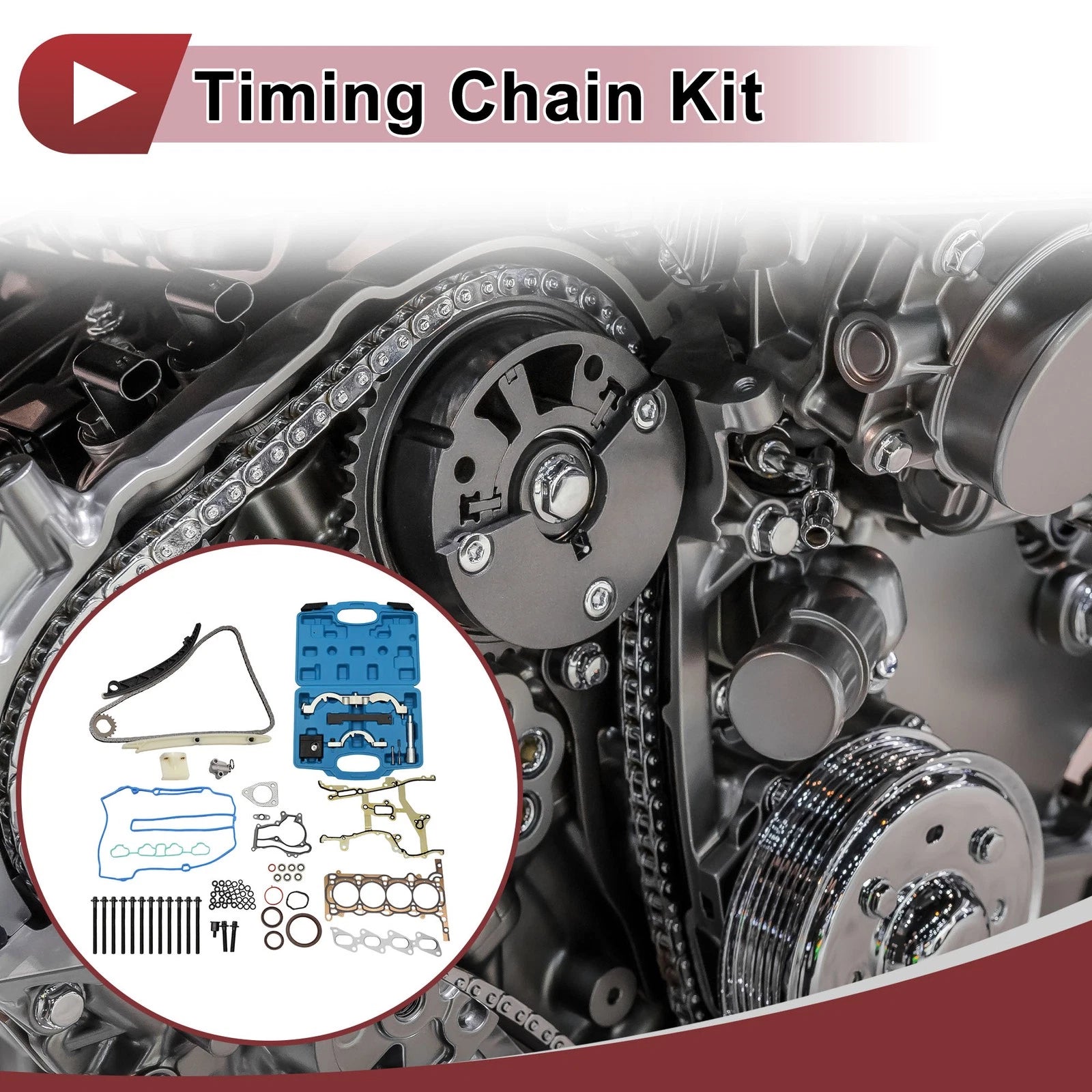 Timing Chain Kit for Buick Encore, Chevrolet Cruze, Sonic, Trax 1.4L (2013–2016)
