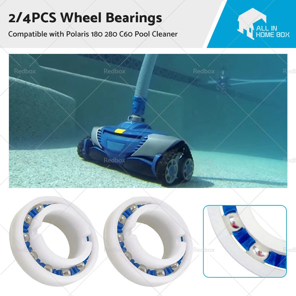 Wheel Bearing for Zodiac MX MX6 MX8 AX10 Baracuda Pool Cleaner (2/4PCS)