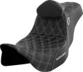 SADDLEMEN Pro Series SDC Performance Seat for Motorcycle (w/ Backrest)