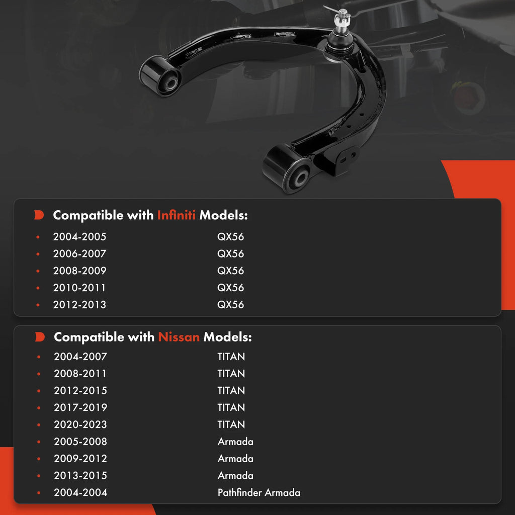 Front Right Upper Control Arm with Ball Joint for Nissan Titan (2004-2023)