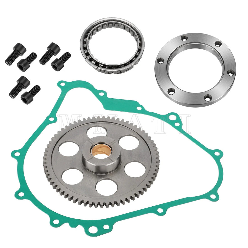 Starter Clutch Kit w/Gear Idler Gasket for Yamaha Rhino 450 YXR450F (2006–2009)