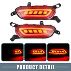 LED Rear Bumper Reflector Turn Signal Brake Light for Mazda CX-3 (2016–2017)