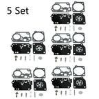5X Carburetor Diaphragm Kit for Zama RB-156 C1U-W43 C1U-W45 Poulan BVM210VS
