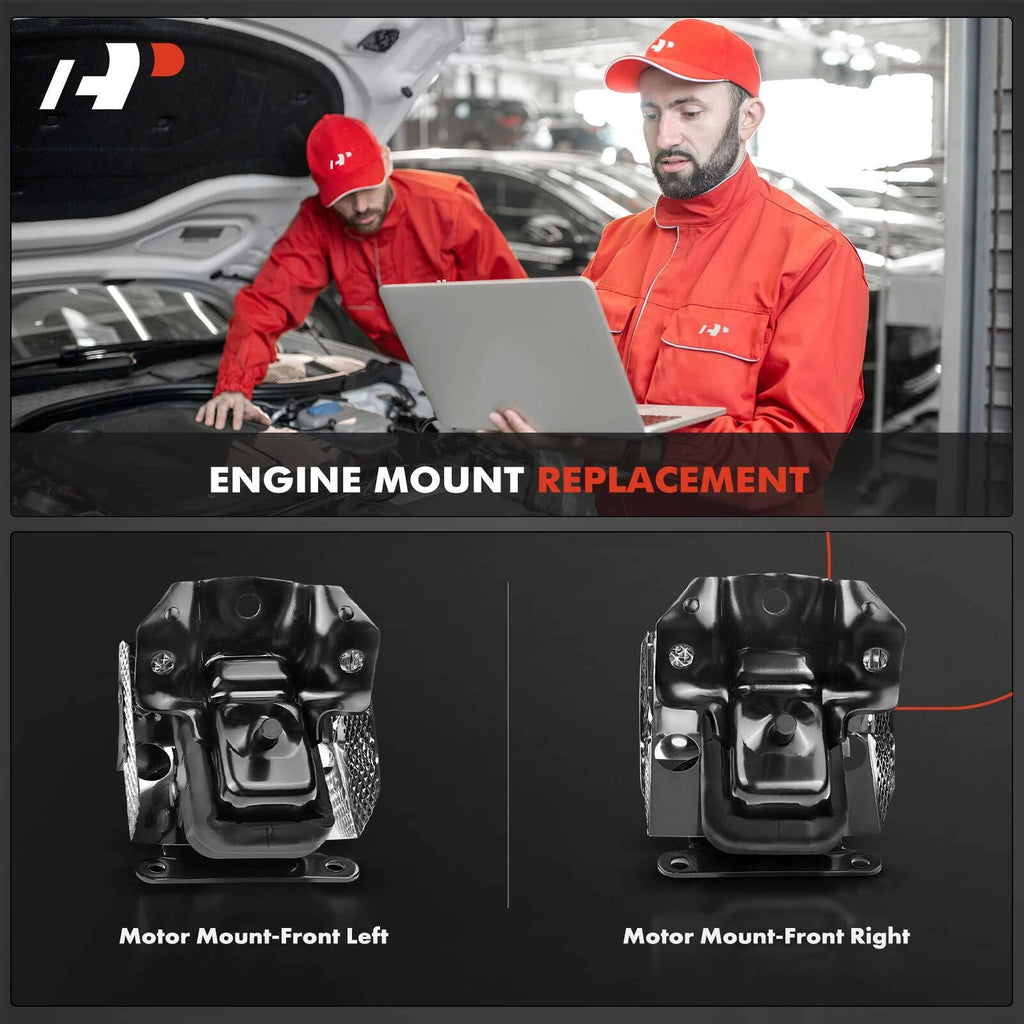 2X Engine Motor Mount for Chevy Silverado 1500 (2007-2012) GMC Sierra 1500