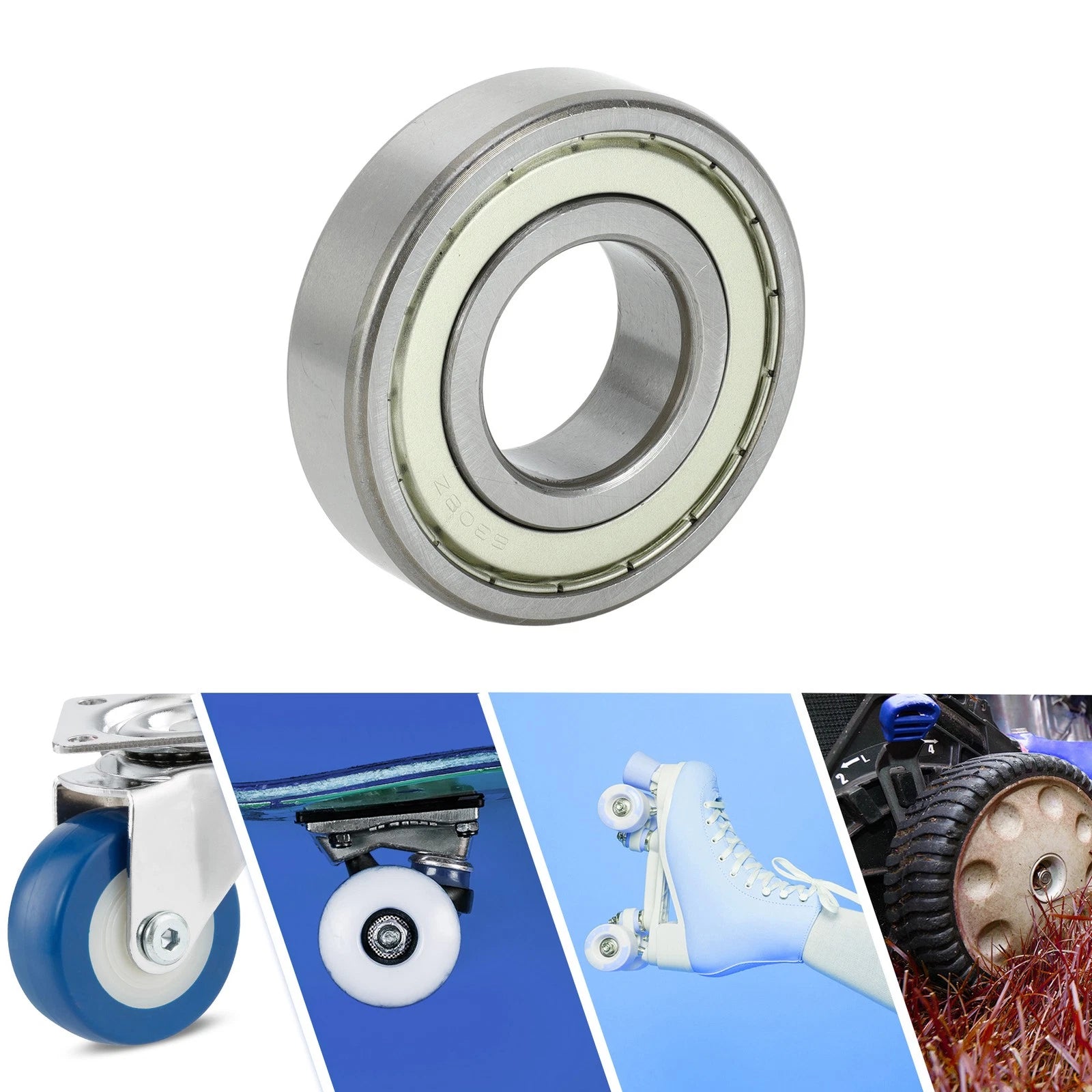 6308ZZ Deep Groove Ball Bearing for Scooter Skateboard Wheel (40x90x23mm)