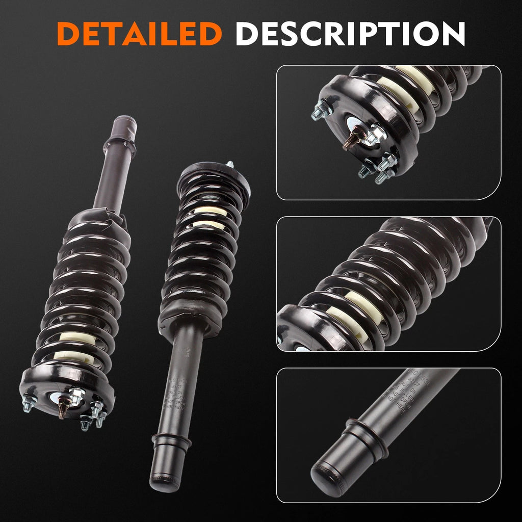 Complete Struts & Springs Upper Control Arm Kit for Honda Accord (2003–2007)