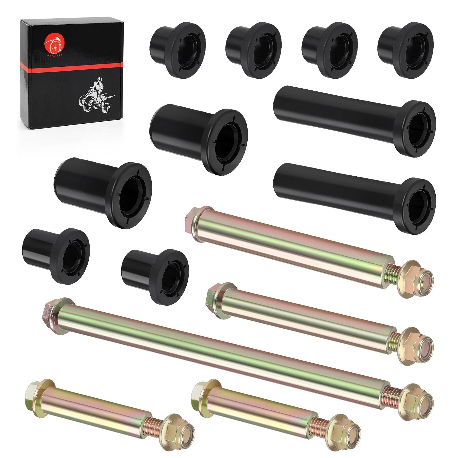 Rear A-Arm Bushing Shaft Bolt Kit for Polaris Scrambler Sportsman (550–1000)