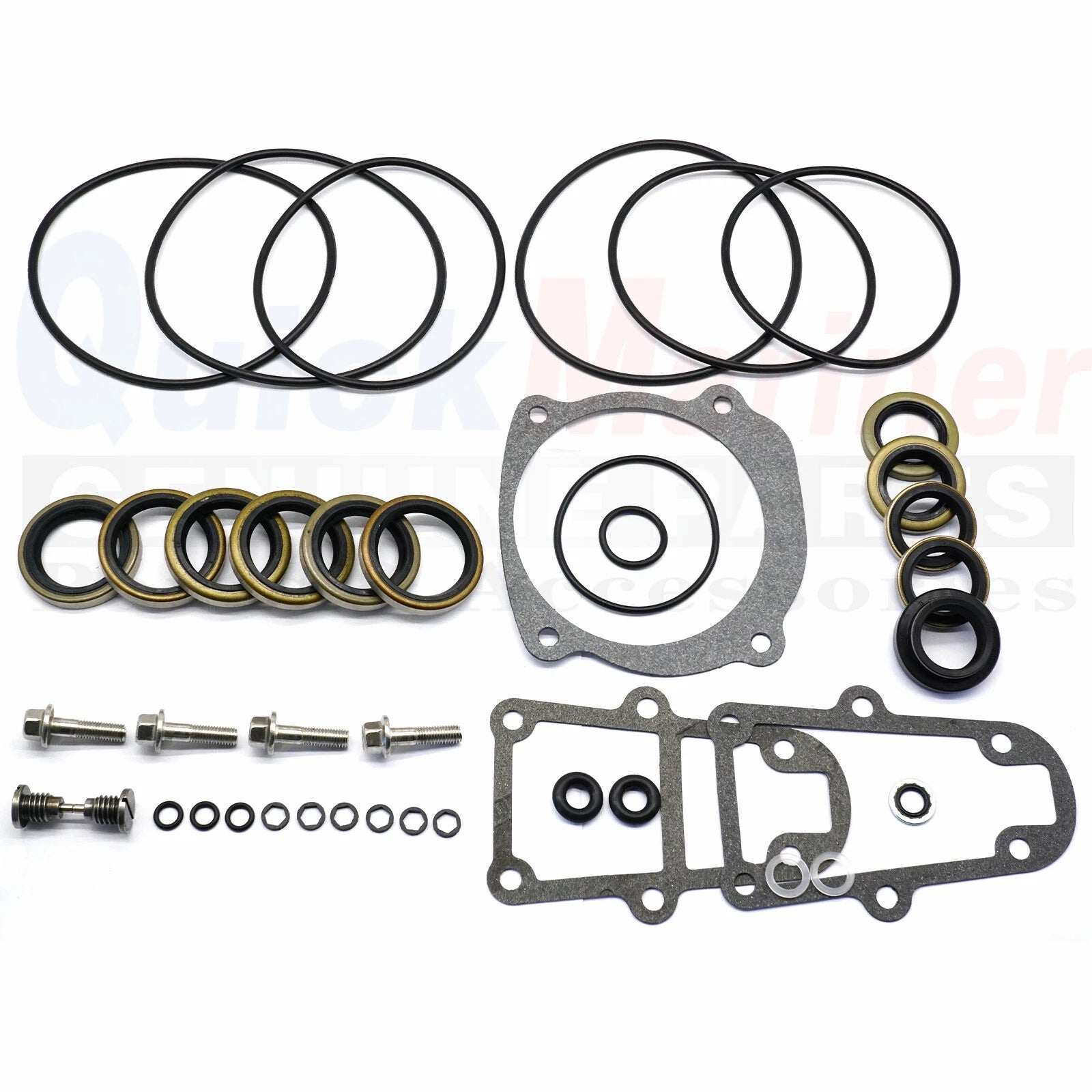 Lower Unit Gearcase Seal Kit for Johnson Evinrude E-Tec (5006373, 439141, 396354)