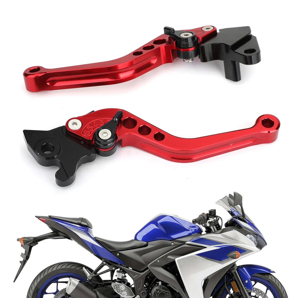 Brake Clutch Levers for Yamaha YZF-R15 (2008–2014) Red
