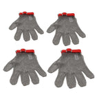 Cut Resistant Stainless Steel Work Gloves - Anti-Cut Metal Mesh