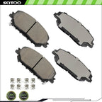 4X Solid Brake Rotors for Nissan Xterra 4.0L V6 (2005–2012)