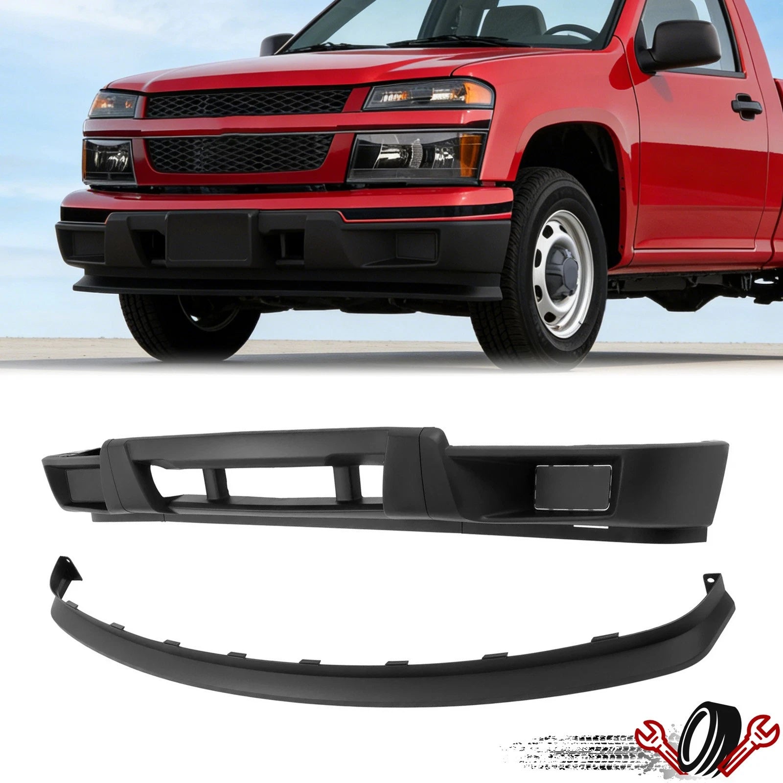 Front Bumper Lower Valance for Chevy Colorado/GMC Canyon (2004–2012)