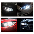 240W H8 LED Angel Eyes Halo Ring Bulbs for BMW E60 E61 E63 E90 E91 (2001–2010)