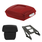Chopped Trunk Backrest Mount for Harley Street Glide (2014–2023) Wicked Red