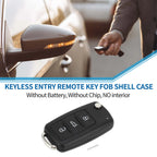 3 Buttons Keyless Entry Remote Key Shell Case for Volkswagen Caddy (2011–2013)