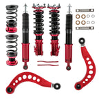Set of 4 Coilovers + 2 Rear Upper Camber Arms for Honda Civic (2006–2011)