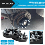 2X Wheel Spacers 25mm 6x139.7 for Toyota Hilux Pajero Triton Ranger