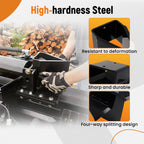 4 Way Wedge for Swisher Log Splitter (22/28/34 Ton) Heavy Duty Steel