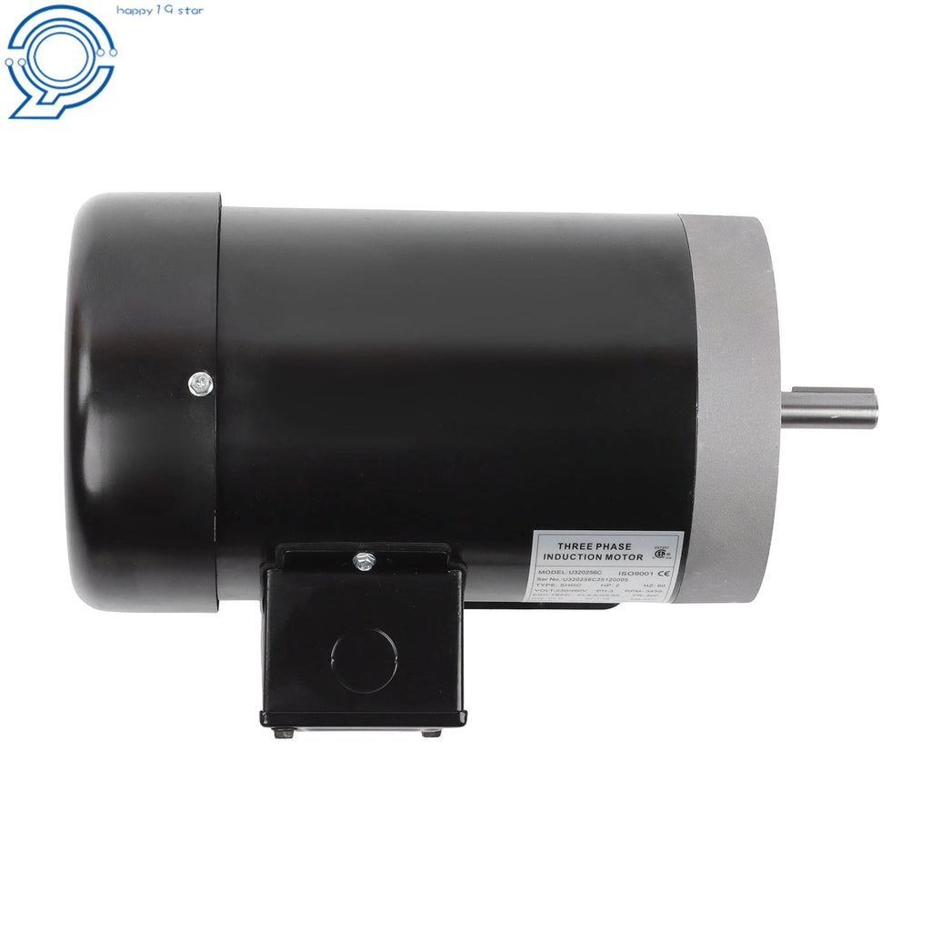 2HP 3 Phase Motor 3600 RPM TEFC for Industrial Use (208-230-460V)